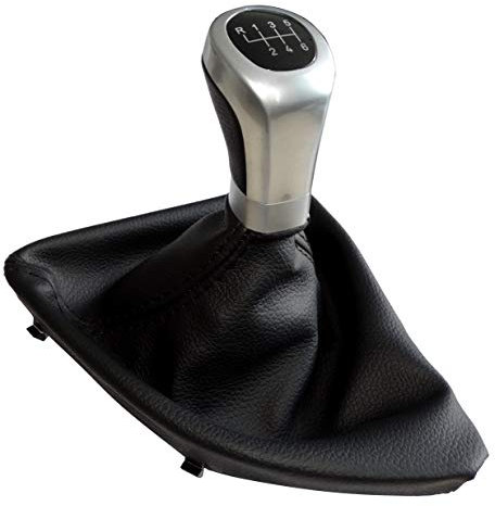 AERZETIX C42419 - Pomo para Fuelle y Marco de Palanca de Cambios (6 velocidades)