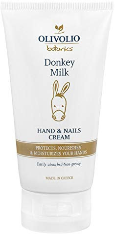OLIVOLIO Handcreme mit 93% natürlichen Inhaltsstoffen und mit 100% Bio Eselsmilch !