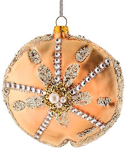Gift Company - Christbaumschmuck, Hänger - Muschel - Gold - Maße (LxHxT): 8,7 x 9 x 4,2 cm