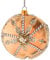 Gift Company - Christbaumschmuck, Hänger - Muschel - Gold - Maße (LxHxT): 8,7 x 9 x 4,2 cm
