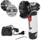 Mini Smerigliatrice Angolare senza fili con Batteria 12V ricaricabile + 2 Dischi da taglio Ø 76 mm [metalli/legno] - Batteria e caricatore inclusi - 20 CM - Nero e grigio