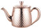 Café Olé SDT-018CU - Teiera Sandringham, 500 ml, in acciaio inox 18/10 placcato rame con finitura martellata