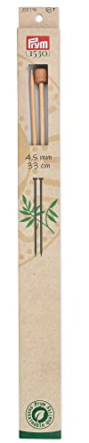 Prym 222116 Jackenstricknadeln Prym 1530, 33 cm, 4,5 mm, Holzfarben