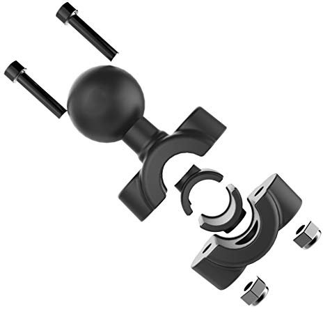 ZIRAN Rail Mount 1 Inch Ball Car Headrest Motorcycle Scooter Rearview Mirror Stem Bar Mount For Gar Min Gopro For Ram Mounts