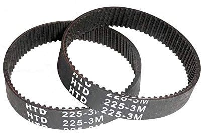 Farleshop 2Pcs 225-3M Toothed Planer Drive Belt For Bosch PHO1 PHO100 PHO15-82 PHO16-82 PHO20-2 GHO14.4V GH018V 2604736001