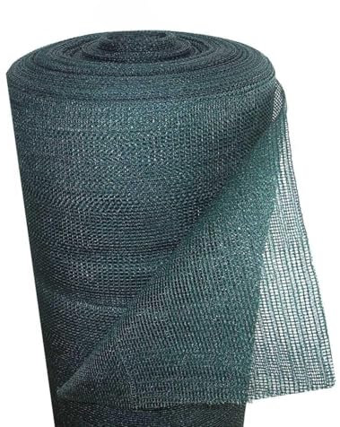 Florade® Maulwurfnetz | Tierfreundlich | Maulwurfshügel verhindern | UV-beständig, robust, langlebig | Effektiver Maulwurfschutz | Dunkelgrün | 80g/m² | Breite: 3m / Länge: 50m