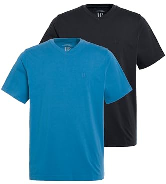 JP 1880 Herren große Größen Übergrößen Menswear L-8XL T-Shirt, V-Ausschnitt, Halbarm, bis 8 XL 711318