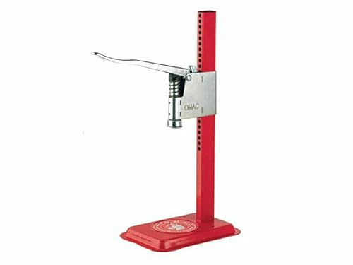 DIAH DO IT AT HOME Heavy Duty Bench Bottle Capper - Manual Lever Table Capping Machine for Standard Crown Caps, DIY Homebrew Beer, Cider & Glass Bottle Sealing (Table Capper 'Handy' Red)