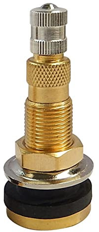 iSpchen Messing Reifenventilschaft Universal Metallventile Kupfer Felgenventile Tubeless Vakuum Reifenventil für Auto Reifen Ventil Adapter