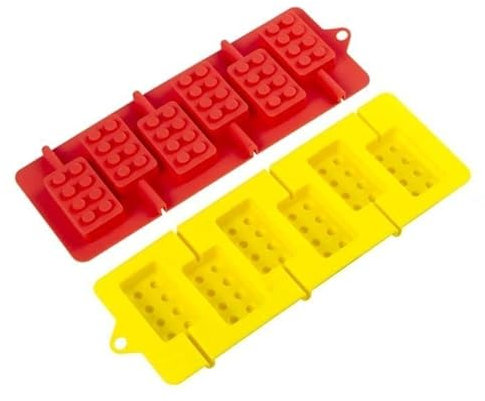 Webake Moule Sucette Chocolat en Silicone Lot de 2 Moules Chocolat Avec 100 Bâtonnets en Papier Pour Bonbons, Sucettes, Gâteaux, Gelée, Chocolats, Glace