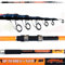 Canna Pesca Storione 4.20 Mt Lancio Max 500Gr Teleferica Mare Carbonio king Kong