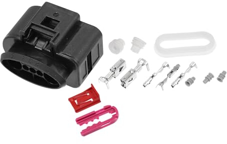 QUARKZMAN Zündspulen Steckverbinder 1 Satz Für VW 1K0919231 5 Stifte | Kunststoff Kupfer, Für Audi, Für Seat, Für Skoda, OE-Nr.1K0919231, Staubdicht & Wasserdicht, Langlebig