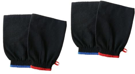 Amosfun 4stücke Peelinghandschuhe Für Bad Und Sauna Exfolierende Duschhandschuhe Für Männer Und Frauen Zufällige Farbe Zum Entfernen Von Hautschuppen Für Körperpflege