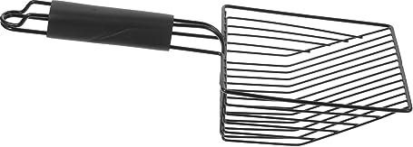 BUGUUYO Katzenstreuschaufel aus Robuste Reinigungsschaufel für Haustierabfälle Ideal für Katzenklos und Reptilien Bequemer Griff Rostfrei