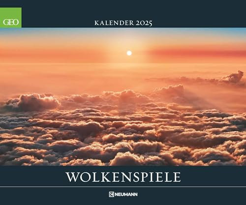 GEO - Wolkenspiele 2025 Wandkalender, 60x50cm, Posterkalender mit eindrucksvollen Momentaufnahmen, jeder Tag ein neues, faszinierendes Himmelsschauspiel
