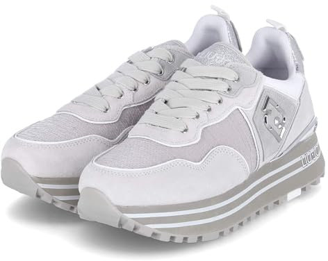 Liu Jo Low Sneaker Maxi Wonder 24, Bianco, 38 EU