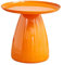 UZSPAC Tisch Wohnzimmer Modern Einfaches Design Elegante Töne Stabile Struktur Mehrere Farben Beistelltisch Acryl für Zuhause, Wohnzimmer, Terrasse, Garten (Color : Orange Color)