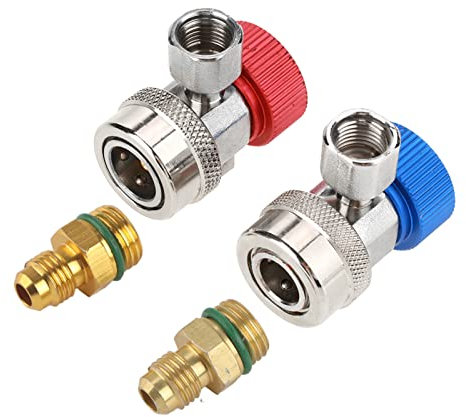 R134 A/C-Schnellkupplungs-Kupplungsadapter für Auto, Fluor Hinzufügen, Klimaanlage, High-Low-Kupplungsadapter