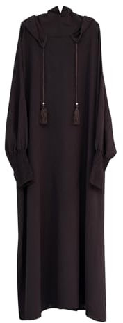 OUMSHBI Tesettür Abiye Muslim Damen Kleidung Gebetskleid Mit Hijabs Damen Muslimische Kleider Damen Muslimisches Kleid Robe Langarm Gebet Abaya Kleider Gebetskleidung für Frauen Große Größe
