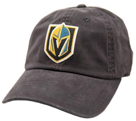 American Needle Raglan NHL Team verstellbare Mütze (36672A-NHL-Parent), Schwarz (Vegas Golden Knights), Einheitsgröße