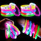 Mikulala 12 Stück Leuchtarmbänder Blinkende Armbänder Bunt LED Leuchtarmband Kinder Erwachsene Leuchtspielzeug für Geburtstagsparty Ostern Party Weihnachten Halloween Konzert Party Favor