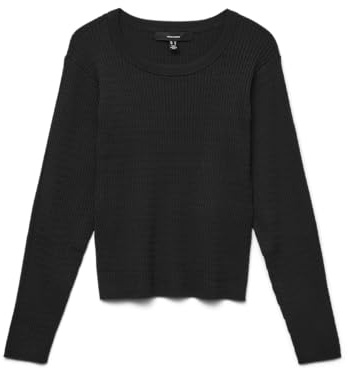 VERO MODA Vmsilje Ls O-Neck Cable Pullover Noos