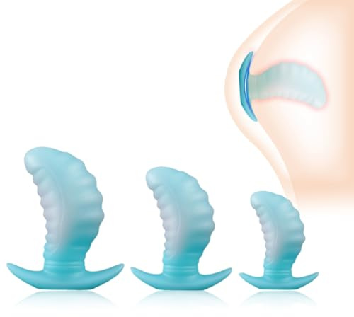 Leyuye Analplug Anal Dildo Butt Plug Analspielzeuge für Frau Männer Anal Sex Monster Dildo Fantasy Silikon Dildo Knot Dildo Hinausgehen Wearable Anal Plug Sex Spielzeug für die Männer Frau (S)