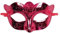 moulin rouge,Venezianische Maske Herren,Maske Masken Kostüm Carnival Damen Herren Venezianische Maskenball Mask Fasching Female Frau Gesicht Verkleidung Anonymous,Rot,One Size