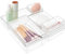ilauke 15-teiliger Schubladen Organizer, Küchen Organizer, Kristallklarer Acryl Schminktisch Organizer, Make up Organizer für Kosmetik, Schmuck & Bürobedarf, Universell für Badezimmer und Schreibtisch