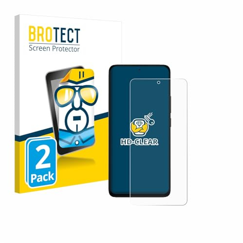 BROTECT Schutzfolie für Xiaomi Redmi Note 14 4G | 2 Stück Transparenter Displayschutz Made in Germany Klare Displayschutz-Folie Clear Einfache Montage Case-Friendly