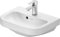 Duravit D-Code Handwaschbecken, mit Hahnloch, mit Überlauf, 450x335x145mm, Weiß Hochglanz, 0748450000