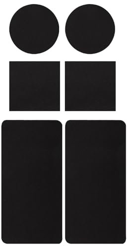 Lyreh 6stk Selbstklebendes Trampolin-Flickenset, 3-Formen-Flicken-Reparaturset Trampolinmatten-Reparaturband Zum Reparieren von Rissen Oder Löchern in Trampolinmatten