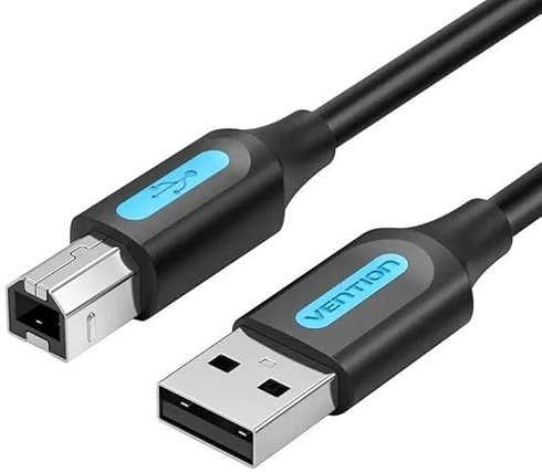 Watio Wave Cable usb - cable usb 2.0 tipo a/m a b/m, 10 m, negro, ideal para impresoras, alta velocidad de transferencia, flexible y duradero.*