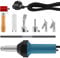 Iglobalbuy 1600W Heißluftpistole Kunststoff heiß Luft Schweiss Pistole PVC Vinyl Stab Schweißwer, für Vinyl PE PVC Schweissgerät Mit Kunststoffstab, Roller, Verschiedenen Düse
