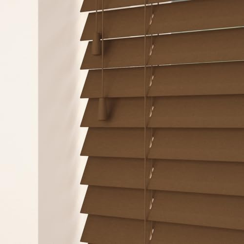 Hand Made To Measure REAL WOOD Venetian Blinds - British Made - by HOMESMART BLINDS - Many Colours (Bali)
