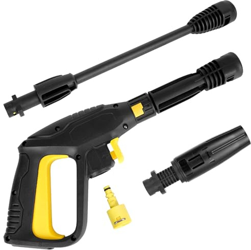 YUET Pistola de Lavado de Alta Presión de Conexión Rápida para Karcher | Pistola Pulverizadora de Repuesto con Lanza Jet de Hidrolimpiadora con Varilla Extensible para Kärcher K2 K3 K4 K5 K6 K7