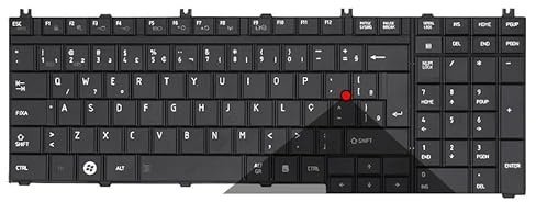 QWZOZST Tastatur für Toshiba für Satellite A500 X200 X505 P200 S500 P300 L350 L500 X500 X300 A505 A505D F501 L535 P205 P505(BR New Black)