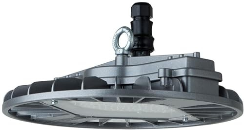 Schuch TRIANO disc 3410 L100B D 840 LED-Hallenleuchte, 65W, 10000lm, Linsenoptik, grau (341000011)
