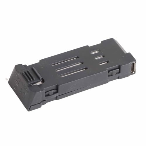 Generic Batterie au Lithium de qualité Supérieure 3,7 V 1200 MAh avec Câble de Chargement 5 en 1, Pièce de Rechange Légère et Robuste pour Drone RC E58 JY019 S168, Fonctionnalités de Charge Sûres