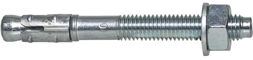Celo Schwerlastanker BAZ M10 x 112mm - Betonanker für Schwerlastbefestigungen - Bolzenanker ETA-Option 1, Stahl verzinkt - 25 Stück
