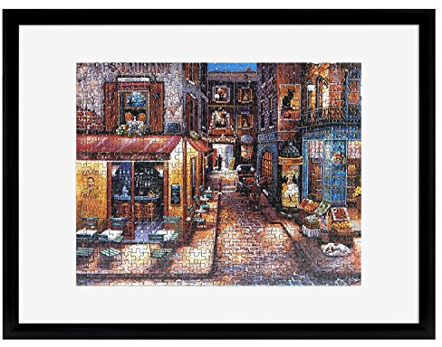 MCS 18x24 Puzzle Frame for Finished Puzzles, Black Vertical & Horizontal Wall-Mounted Large Picture Display for Preservation (1-Pack)