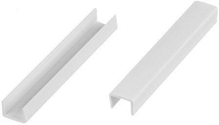 HOLZBRINK Joint finition pour socle de cuisine, HBK10, 100 mm, couleur brillance blanche