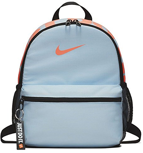 Nike Y NK BRSLA JDI MINI BKPK - Zaini Unisex Bambini, Multicolore (Cobalt Tint/Black/or), 15x24x45 cm (W x H L)