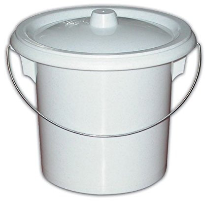 les colis noirs lcn Seau Hygiènique Enfant Gris Moucheté avec Anse et Couvercle - Pot Chambre - 065