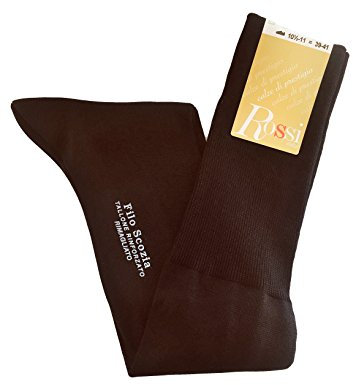 CONFEZIONE DA 6 PAIA DI CALZINO LUNGO ROSSI IN FILO DI SCOZIA COTONE MAKO', RIMAGLIATO A MANO E CON TALLONE RINFORZATO. Realizzato con la migliore varietà dei cotoni provenienti dall'Egitto.