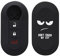 kwmobile Custodia Coprichiave Compatibile con Fiat Lancia con 3 tasti pieghevole Cover - Copritelecomando Chiave Auto - Copri Chiavi Macchina Don't touch my Key