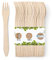 BIOZOYG 1000 tenedores descartables madera I cubiertos de madera cubiertos desechables vajilla biodegradable y compostable de madera I cubiertos desechables aptos para cubiertos 18 cm