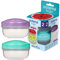 Sistema to GO Snack ’n’ Nest Récipients de Conservation Alimentaire | 150 ML, 305 ML, 520 ML | Petits Pots à goûter emboîtables | sans BPA | Coloris Assortis | 3 pièces