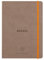 Rhodia 117184C Perpetual Kalender (DIN A5, 14,8 x 21 cm, 64 Blatt, 90 g, elegant und praktisch) Maulwurfgrau
