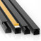 CILSON Kabelkanal 20 m | 20x 1 m Lang, 12x12 mm Breite x Höhe, Schwarz, Selbstklebend, Wand- und Deckenkanal mit Bodenlochung, Kabelleiste, Kabelschutz, Schreibtisch